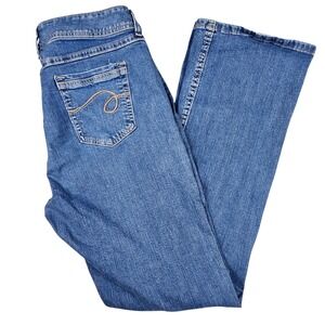 Riders by Lee Womens Bootcut Jeans Medium Wash Stretch Size 12L 12 Long Normcore